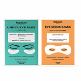 Rejusure Eye Serum Mask and Under Eye Pads Combo | Reduces Fine Lines, Dark Circles & Puffy Eyes | For Men & Women (Eye Brightening Serum Mask – 1 Mask + Under Eye Pads Collagen – 5 Pads)